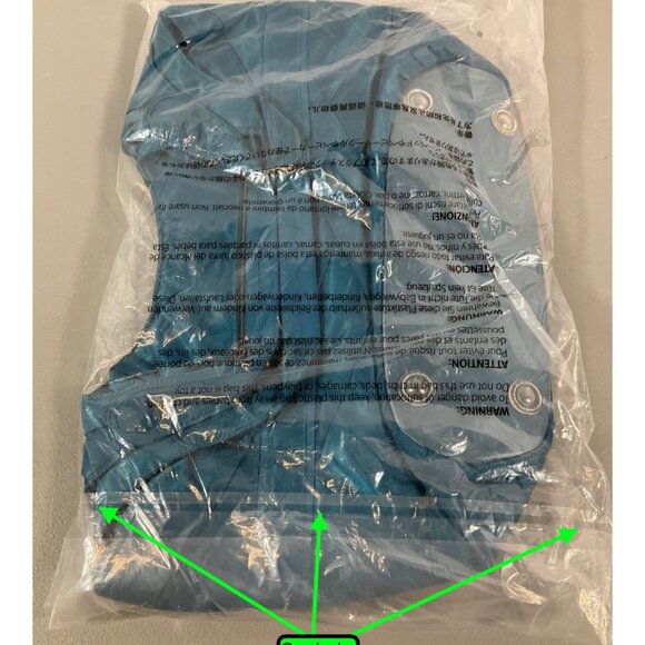 Lug Gondola SE Medium Tote Bag - Ocean Blue, Unisex, Zipper Closure, New with Ta - Picture 7 of 8